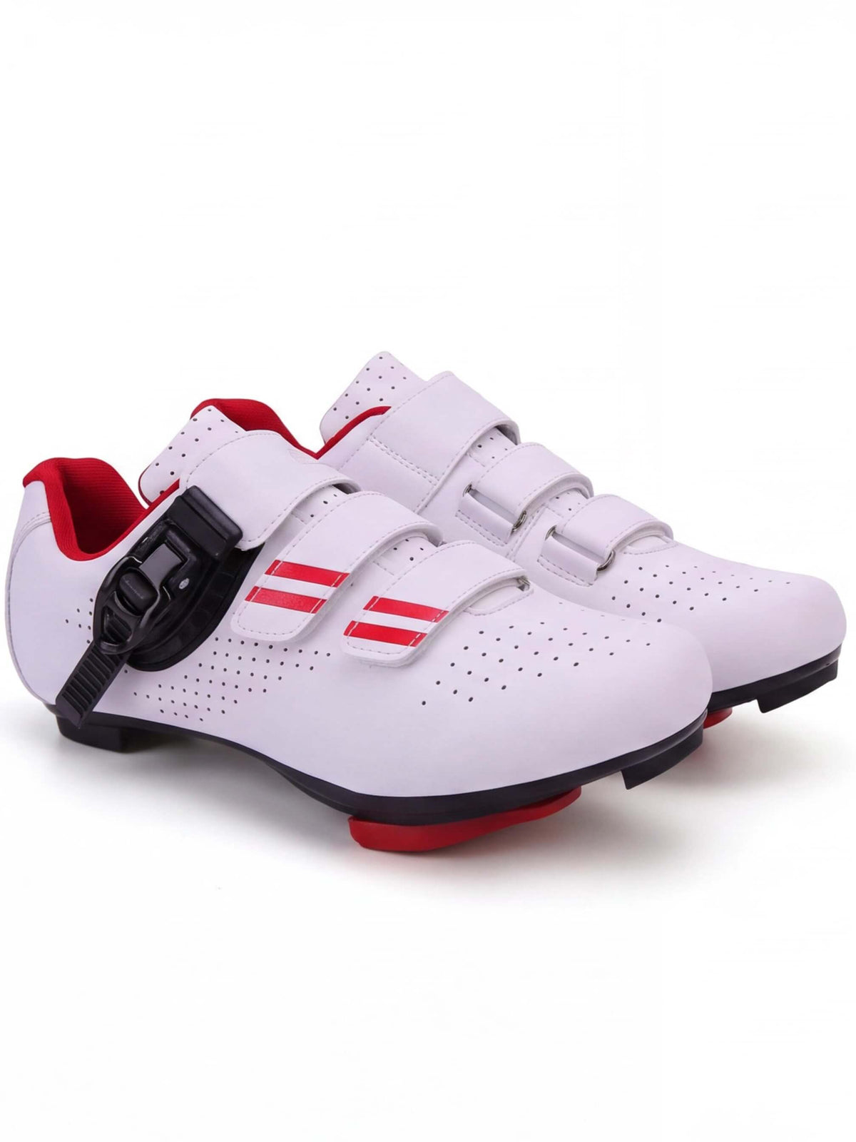 Road Cycling Shoes with Ratchet Buckle and Twin Straps