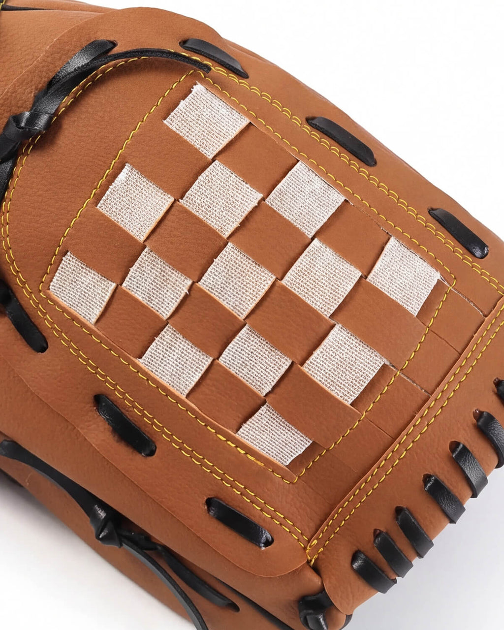 Baseball Fielding Glove with Woven Web Pocket