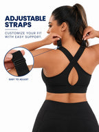 Women's Adjustable Front-Zip Sports Bra