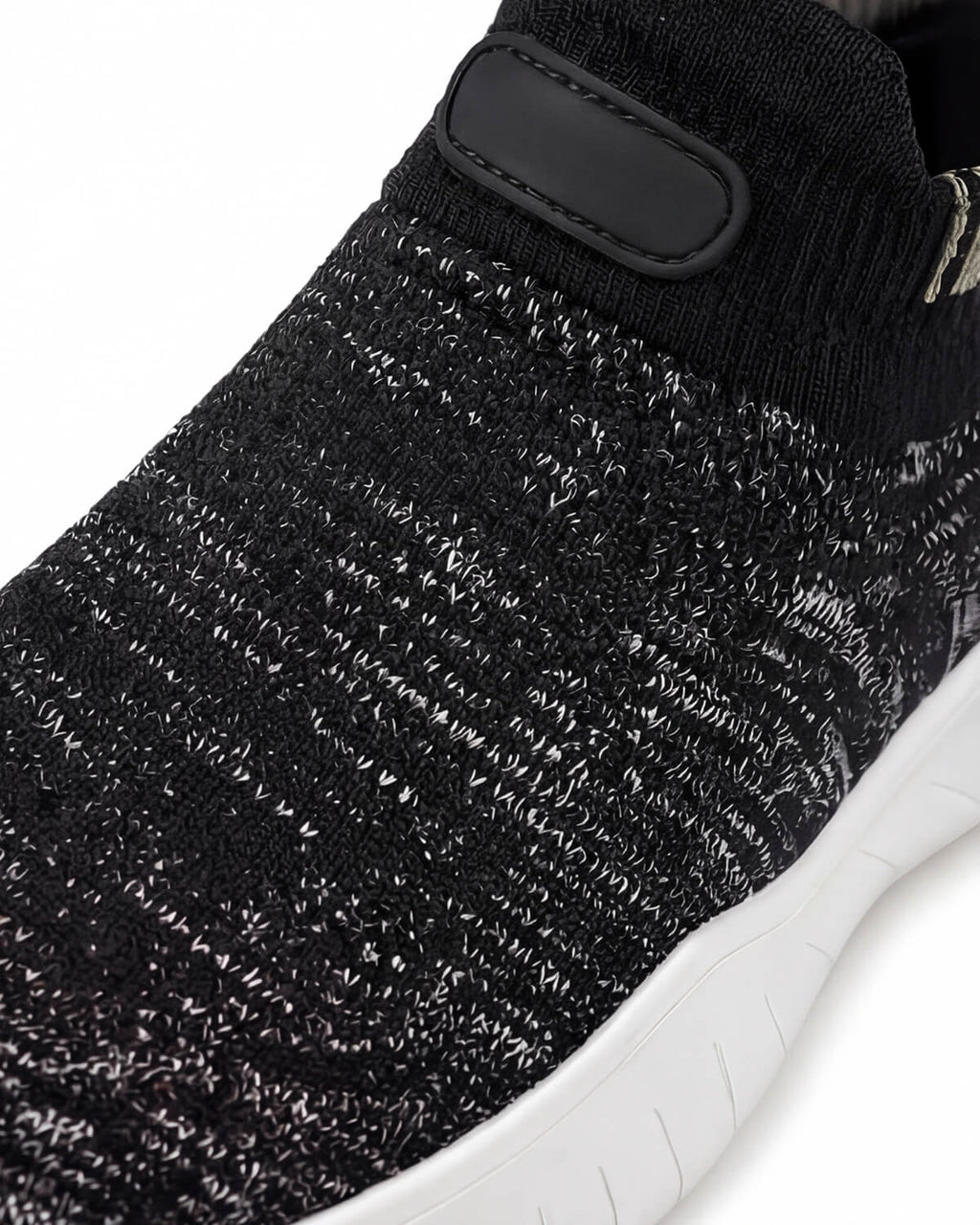 Sock-Style Slip-On Walking Shoes with Cushioned Sole
