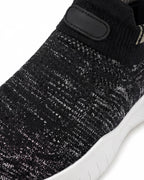 Sock-Style Slip-On Walking Shoes with Cushioned Sole