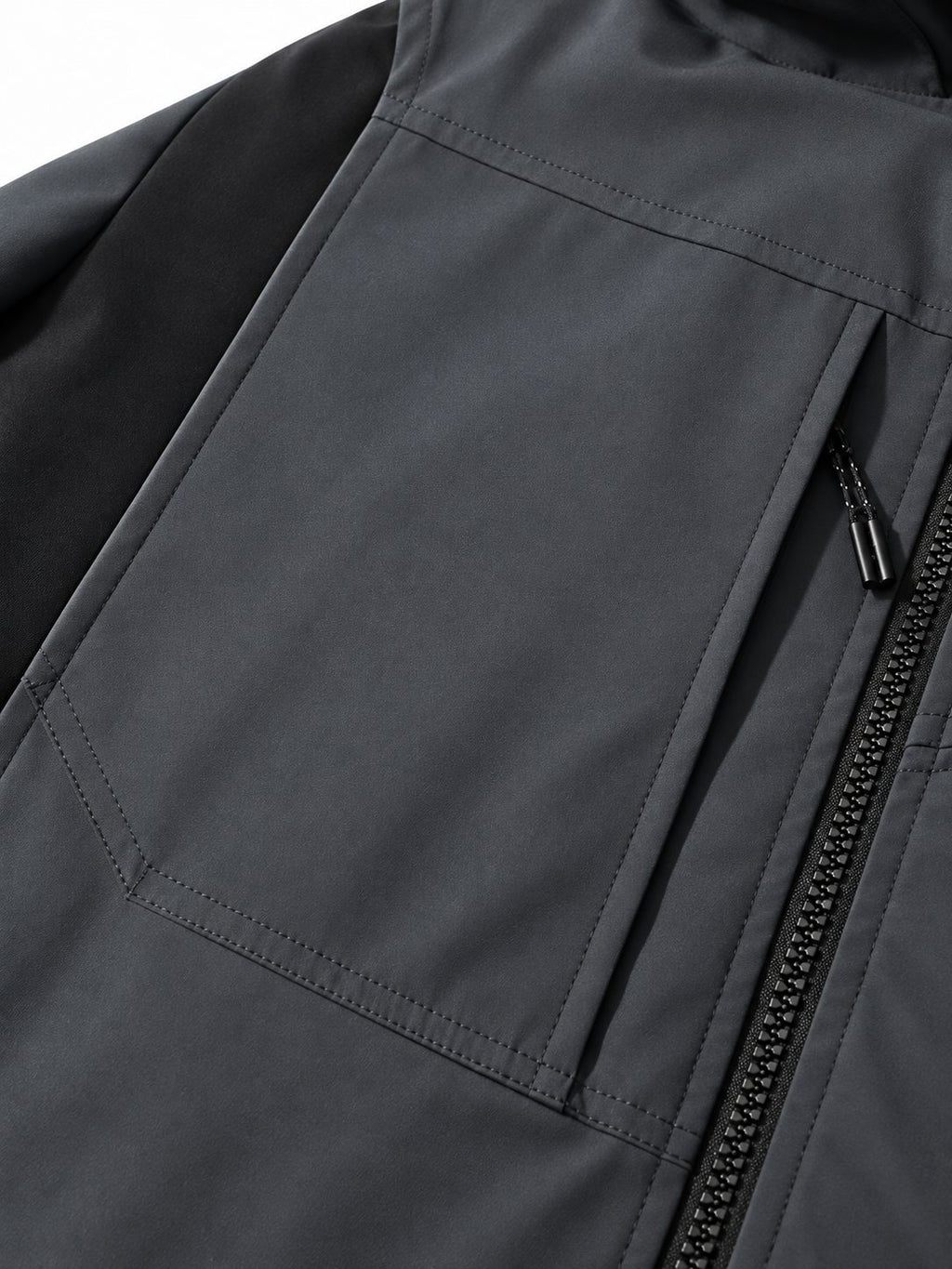 8000mm Waterproof Hiking Shell with Adjustable Hood
