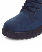 Lace-Up Winter Ankle Boots with Soft Lining