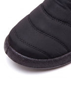 Plush-Lined Zip Winter Ankle Boots with Tread