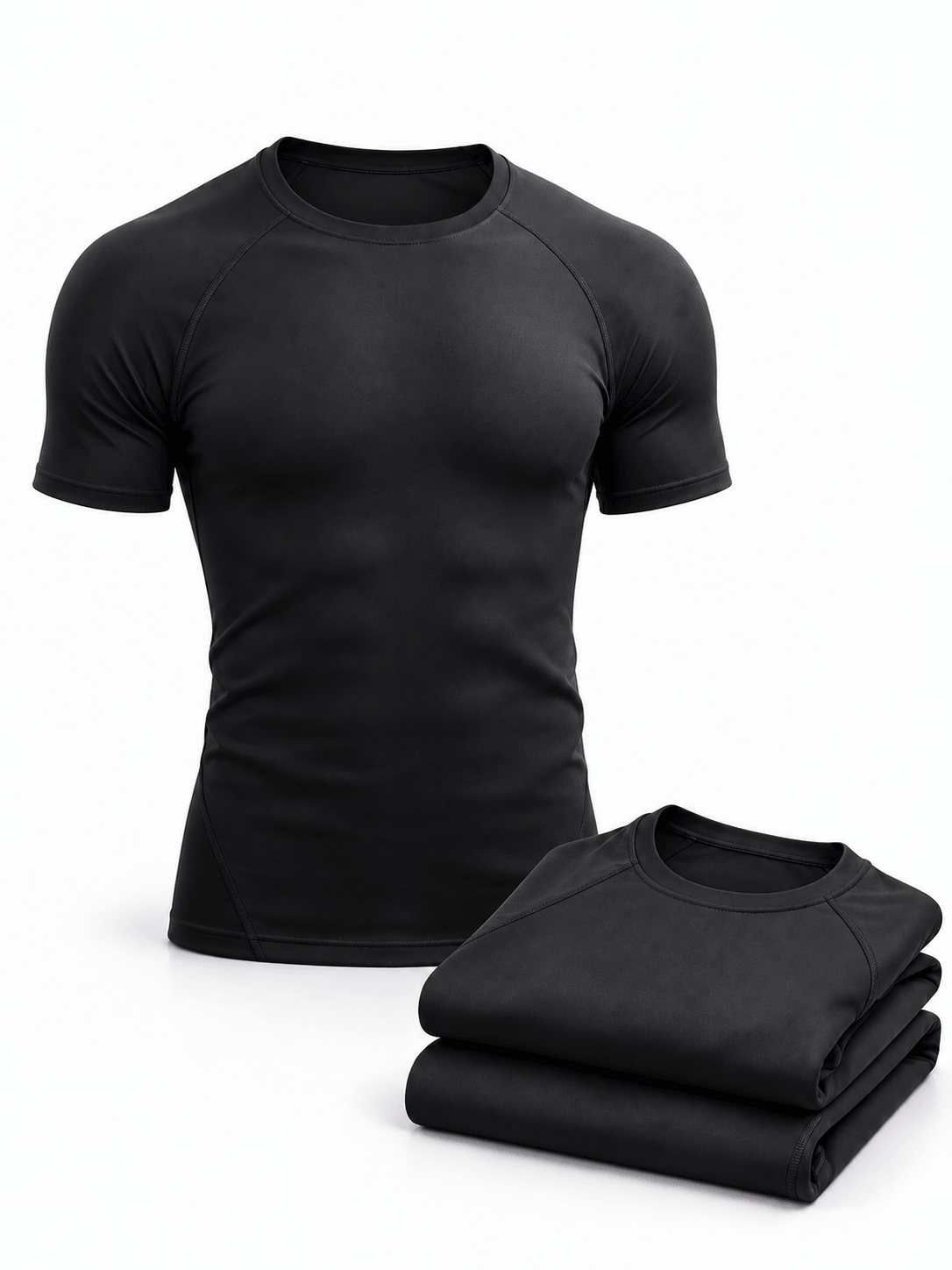 Men's Short Sleeve Compression Shirts 3-Pack