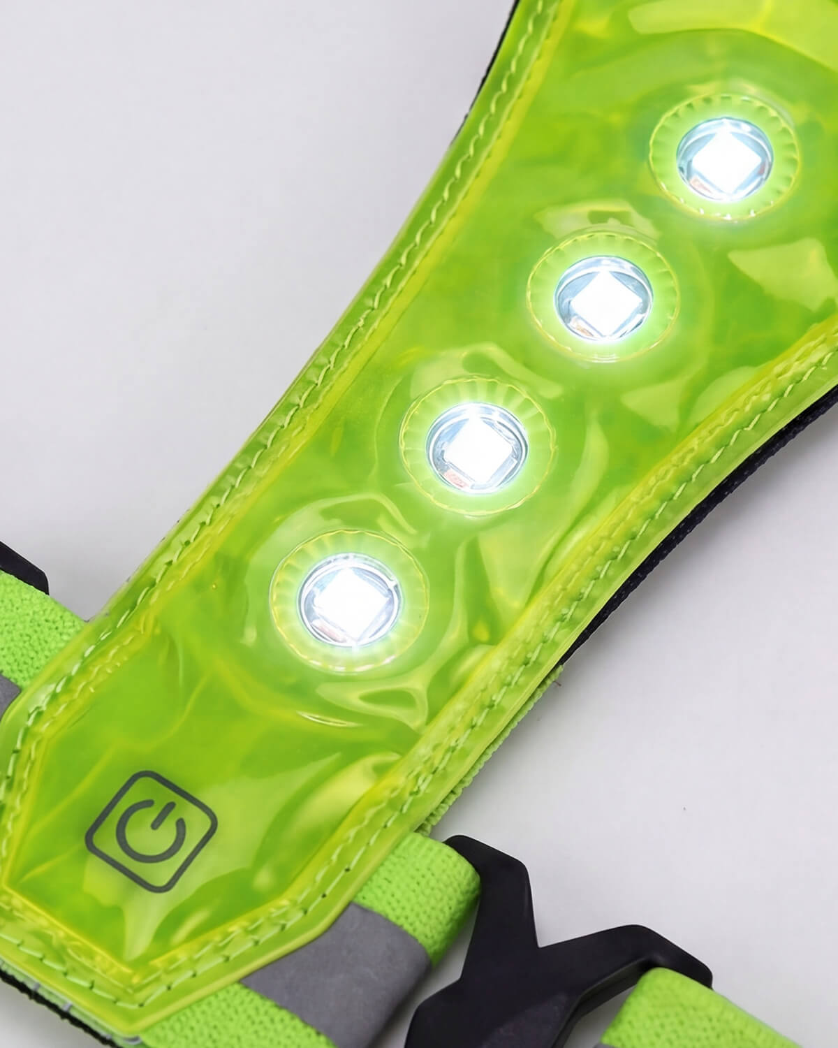 LED Reflective Running Vest with Adjustable Straps