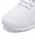 Lightweight Knit Walking Sneakers with Heel Pull-Tab