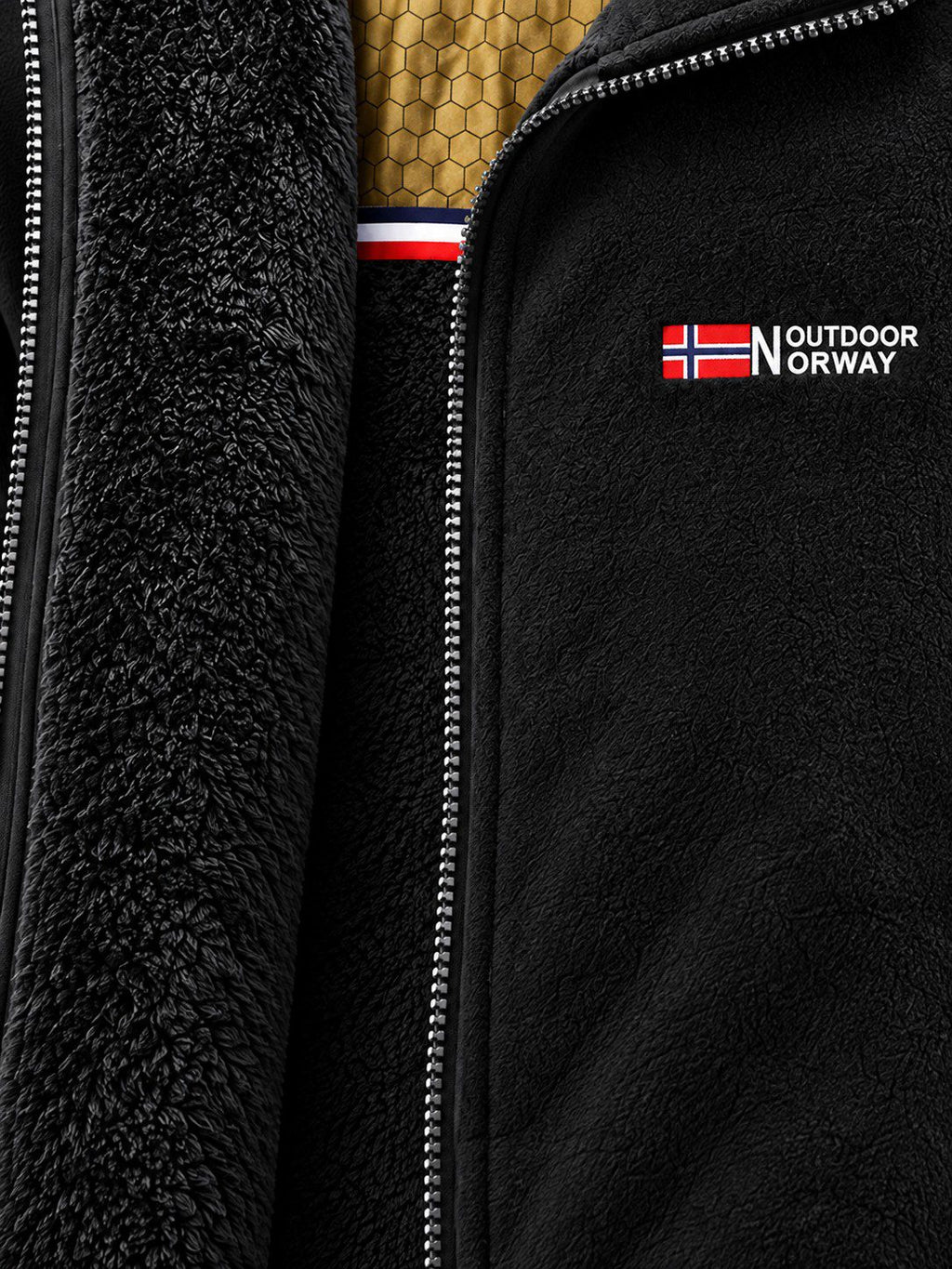 Full-Zip Hooded Fleece Jacket