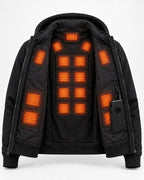 17-Zone Heated Full-Zip Hoodie