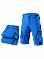 Mountain Bike Cargo Shorts with Zippered Pockets 3-Pack