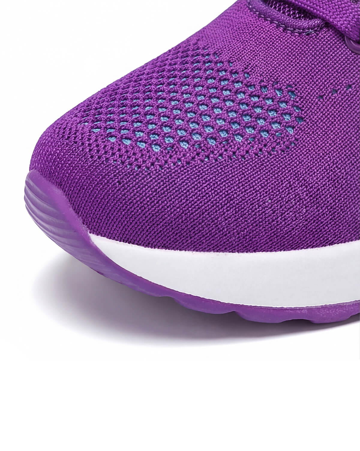 Air Cushion Knit Walking Sneakers with Lace-Up