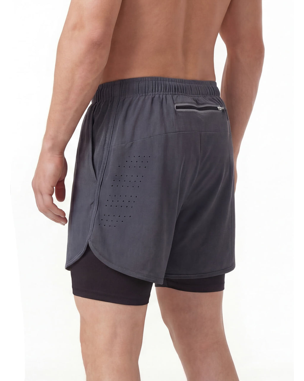 2-in-1 Running Shorts with Phone Pocket Liner