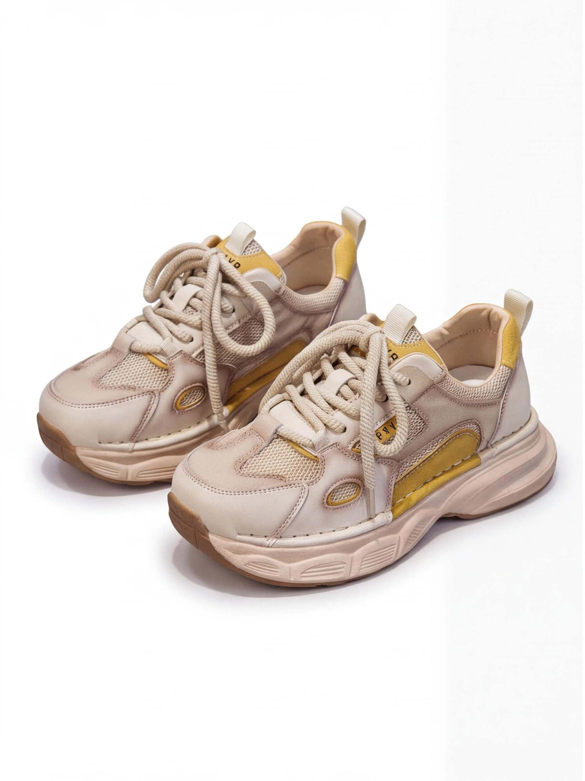 Women’s Chunky Training Shoes with Layered Mesh Upper