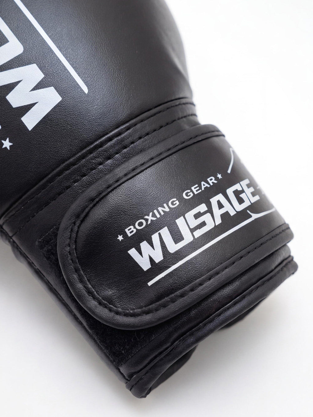 Boxing Training Gloves with Wraparound Wrist Closure