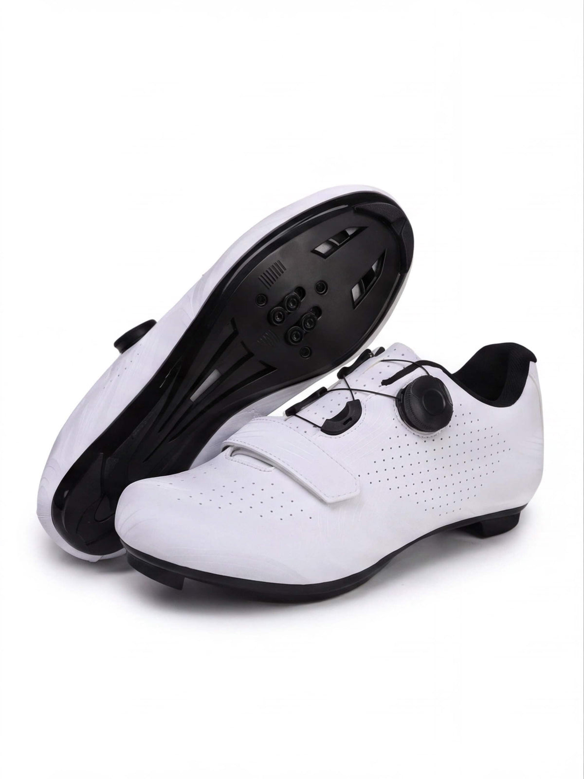 Road Cycling Shoes with Dial and Strap Closure