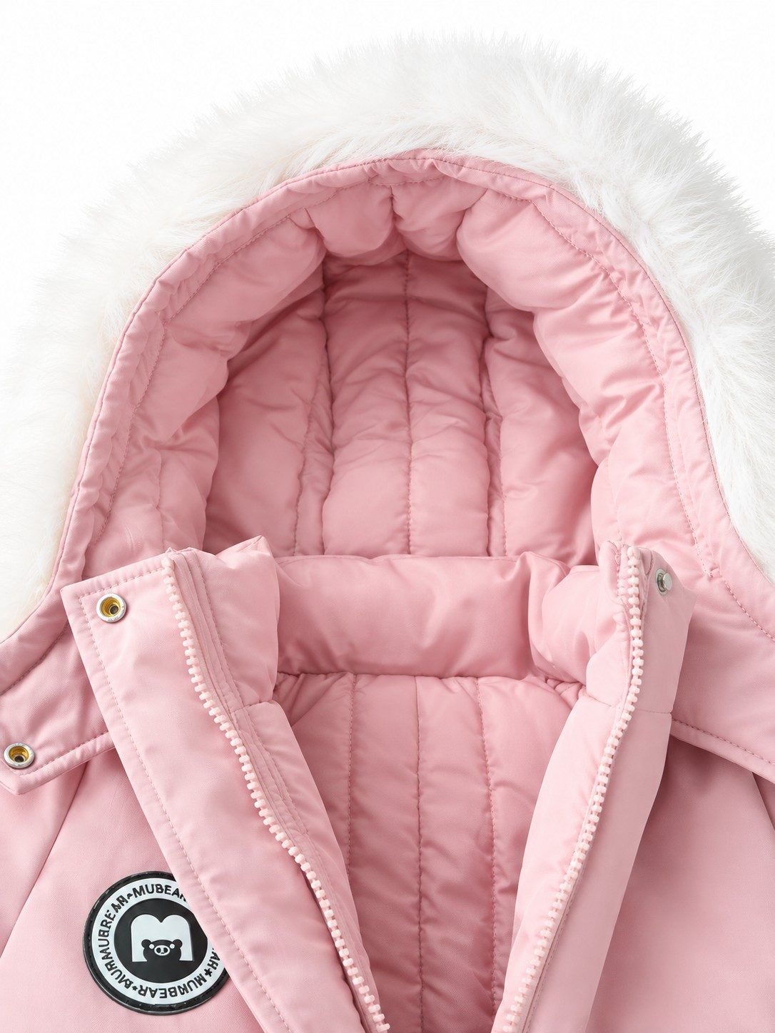Kids' Padded One-Piece Hooded Snowsuit