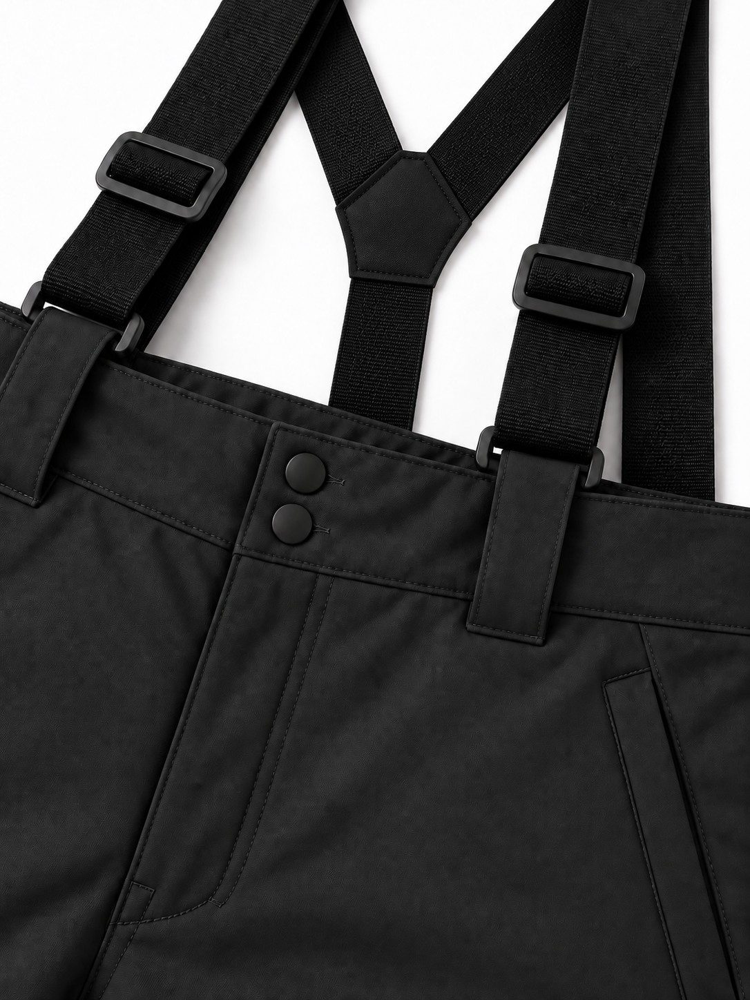 High-Waist Suspender Ski & Snow Pants