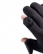 Insulated Winter Gloves with Wrist Strap and Pocket