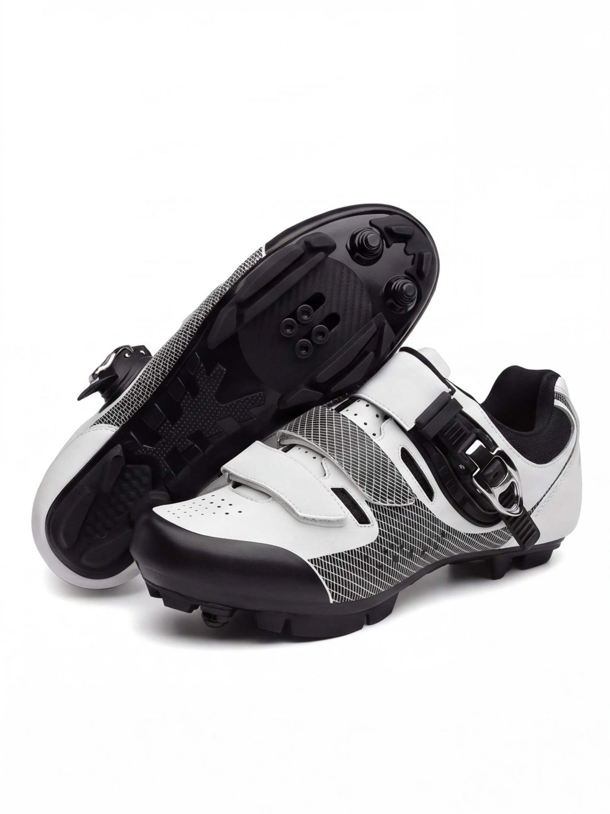 Trail Cycling Shoes with Multi-Strap Secure Fit