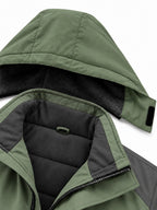 Insulated Waterproof Hooded Ski Jacket