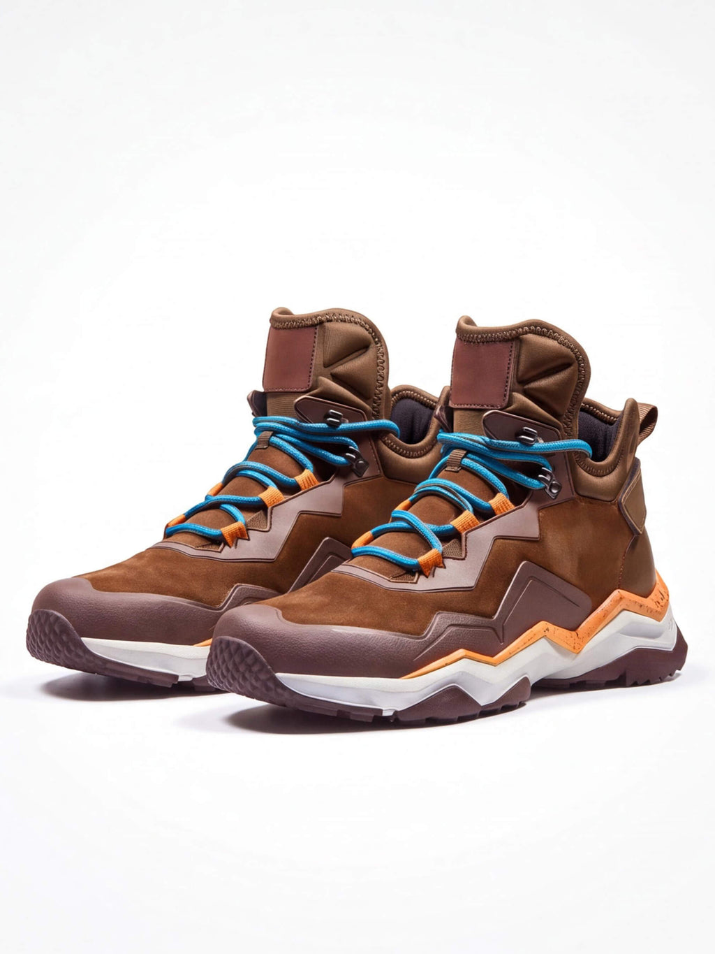 Trail Hiking Boots with Padded Tongue and Layered Support
