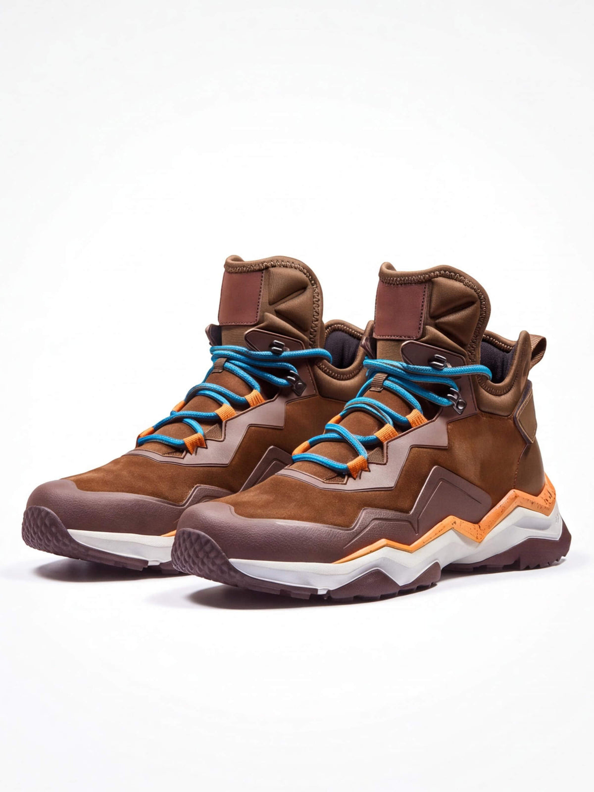 Trail Hiking Boots with Padded Tongue and Layered Support