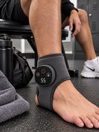Heated Ankle Massager Wrap with Vibration