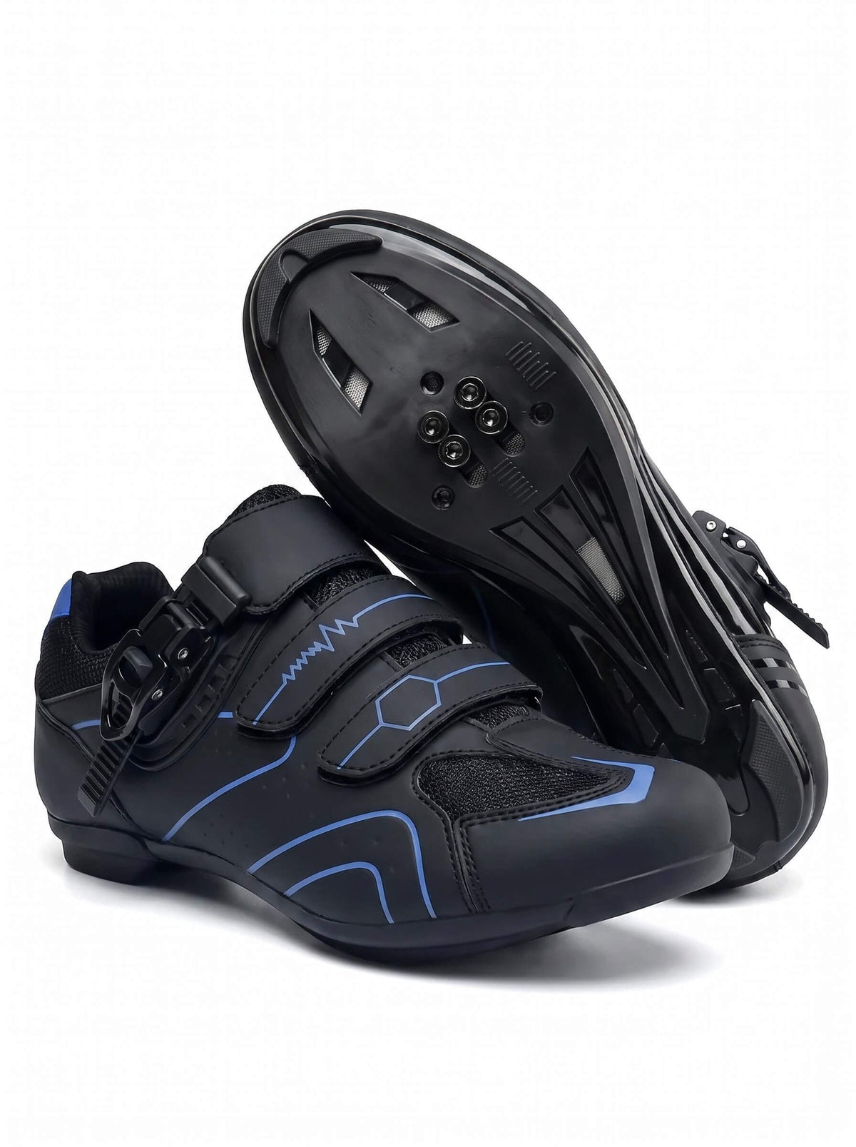 Road Cycling Shoes with Three-Point Adjustable Fastening