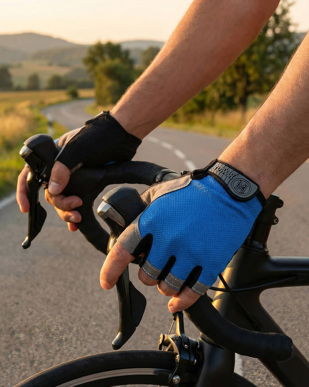 Half-Finger Cycling Gloves with Breathable Grip Palm