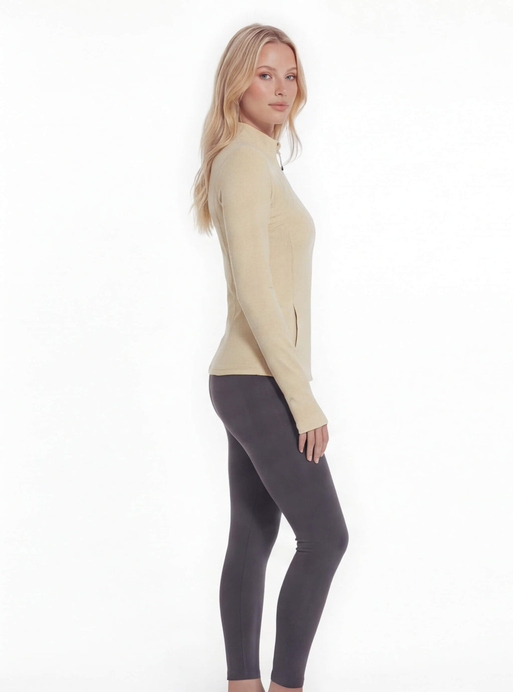 Women’s Full-Zip Training Jacket with Stand Collar