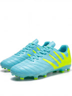 Soccer Cleats with Textured Upper and Molded Studs