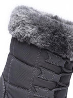 Women's Fleece-Lined Lace-Up Winter Snow Boots