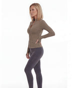 Women’s Full-Zip Training Jacket with Thumb Holes