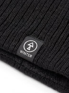 Fleece-Lined Rib-Knit Winter Neck Warmer