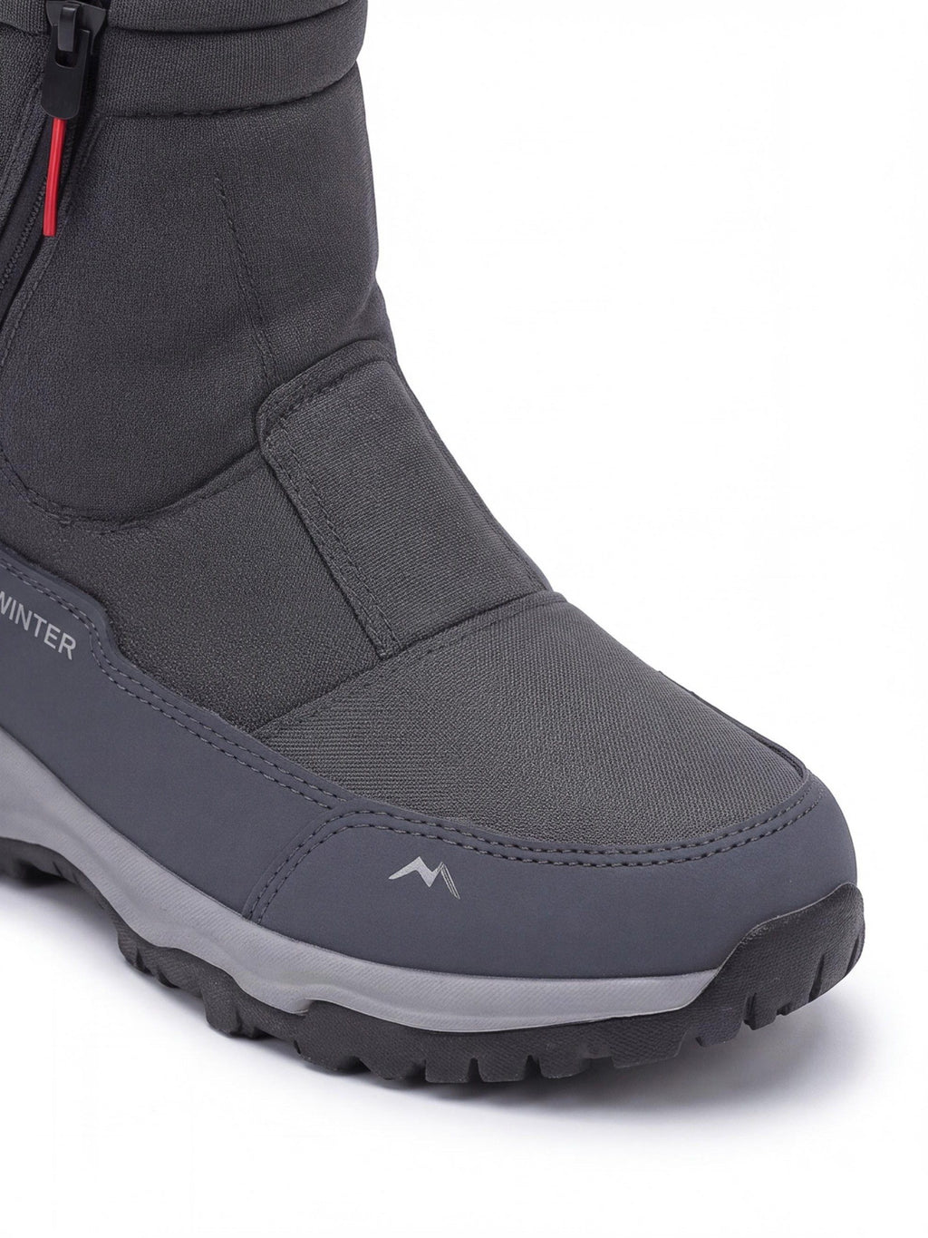 Mid-Height Snow Boots with Side-Zip Entry