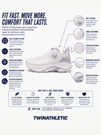 Dial-Fit Training Shoes with Sculpted Cushioning Platform