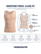 Men's Targeted Compression Tank with Mesh Ventilation