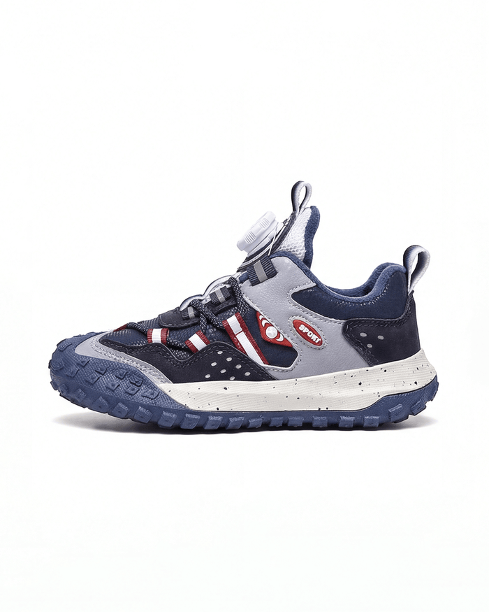 Kids Trail Sneakers with Dial Lace and Lug Sole