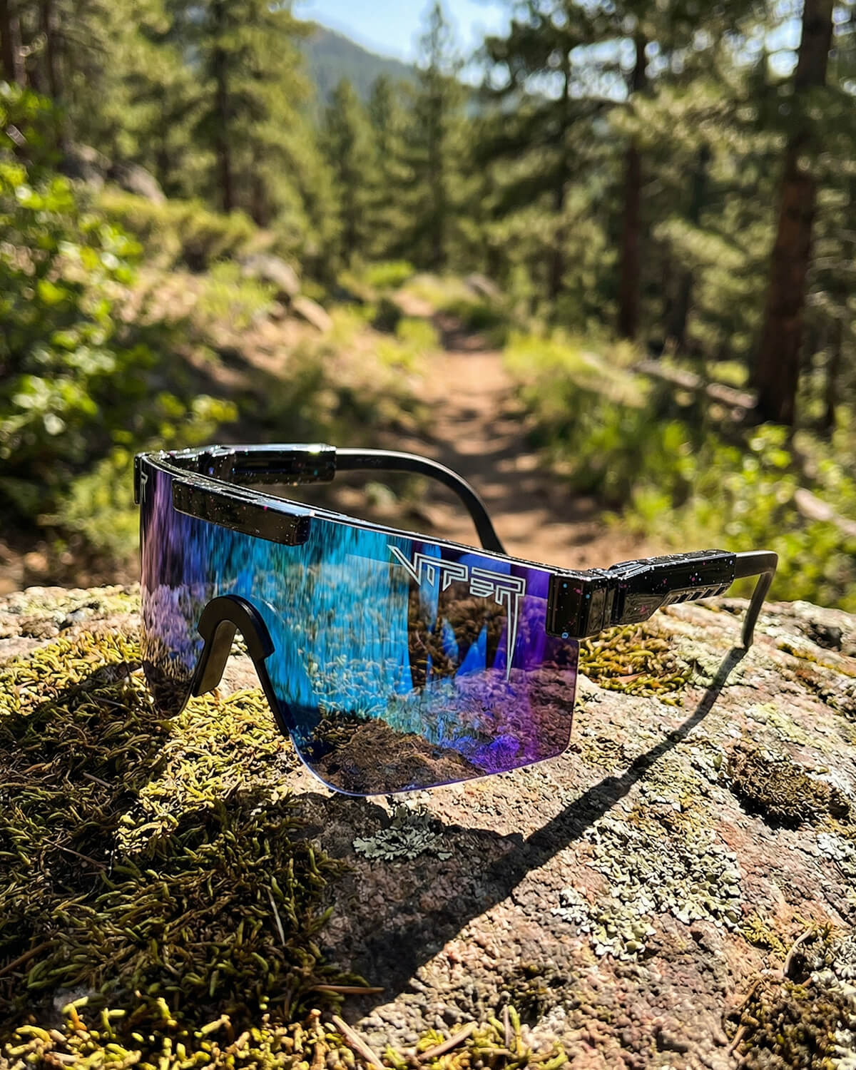 UV400 Wraparound Shield Sunglasses for Cycling and Hiking