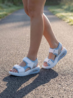 Women’s Walking Sandals with Cushioned Heel and Adjustable Straps