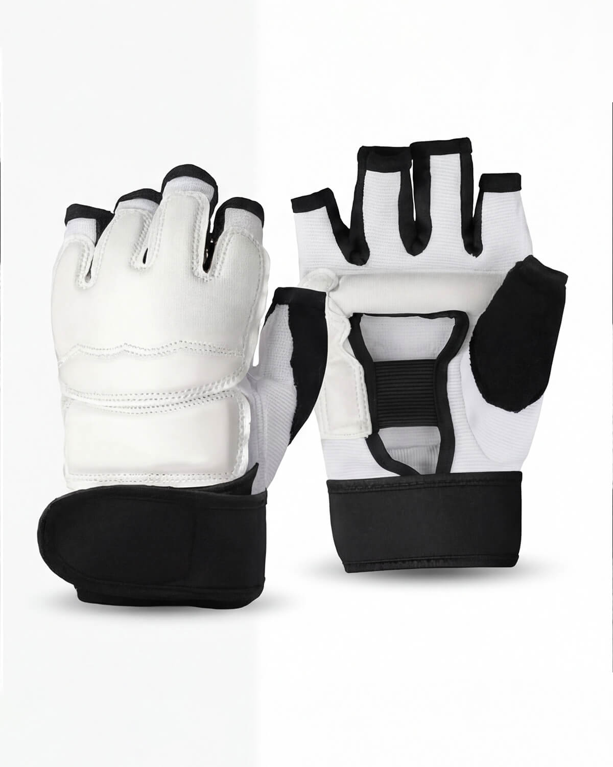 Open-Finger Combat Training Gloves with Wrist Strap