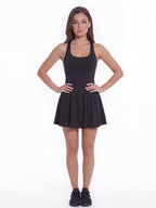 Cross-Back Sports Dress with Side Pocket