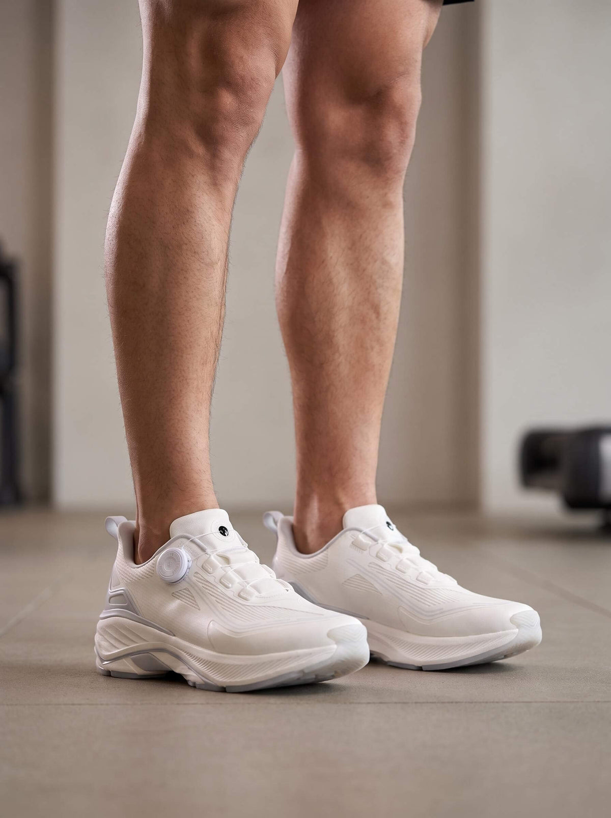 Dial-Fit Training Shoes with Sculpted Cushioning Platform