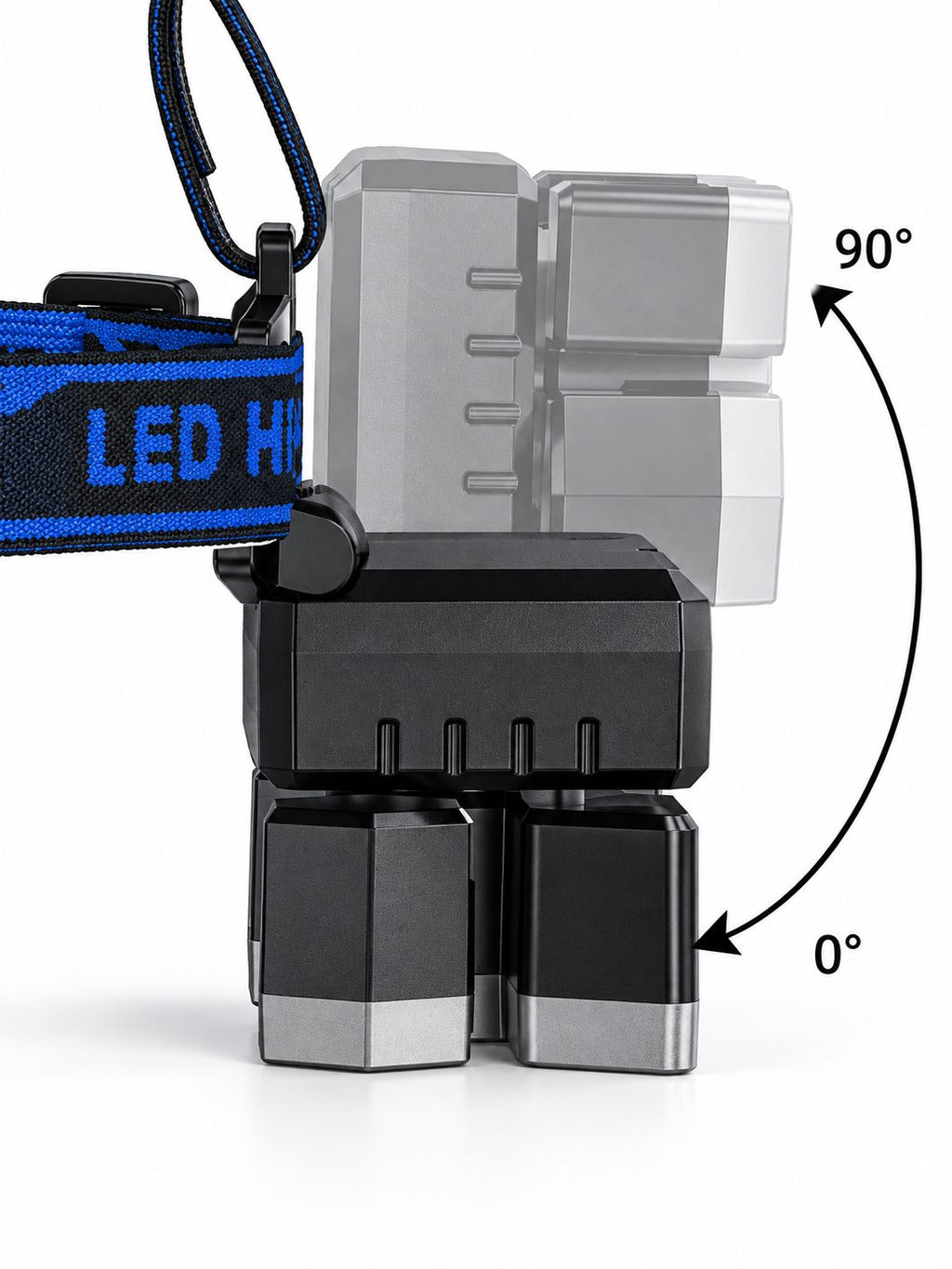 Rechargeable 5-LED Multi-Mode Headlamp