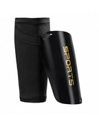 Soccer Shin Guards with Compression Sleeves Set