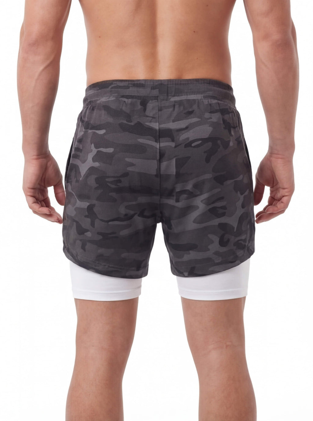 Men's 2-in-1 Training Shorts with Phone Pocket