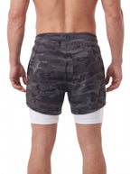 Men's 2-in-1 Training Shorts with Phone Pocket