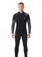 Men's 3mm Split Wetsuit Set with Zip Jacket