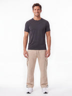 Fleece-Lined Cargo Pants with Adjustable Hems