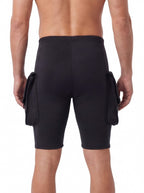 Men's Wetsuit Shorts with Cargo Pockets and Drawstring